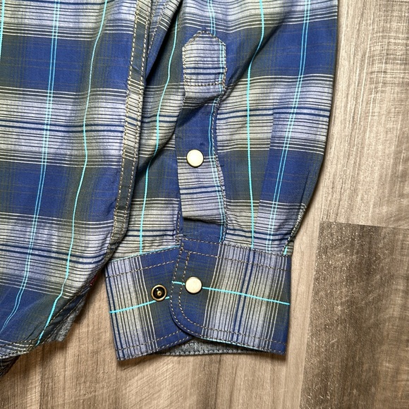 Rafter-C Red Dirt Collection Western Long Sleeve Pearl Snap Button Shirt - XL - Picture 4 of 8